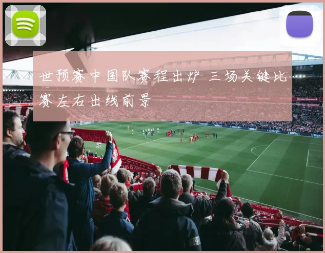 世预赛中国队赛程出炉 三场关键比赛左右出线前景